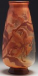 Galle Vase with Lilies Design