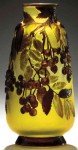 Galle Vase with Mountain Laurel Design