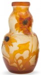 Galle Vase with Sunflowers Design